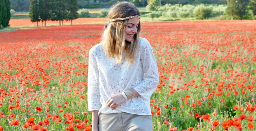 ~ Un look printanier dans les&nbsp;champs.